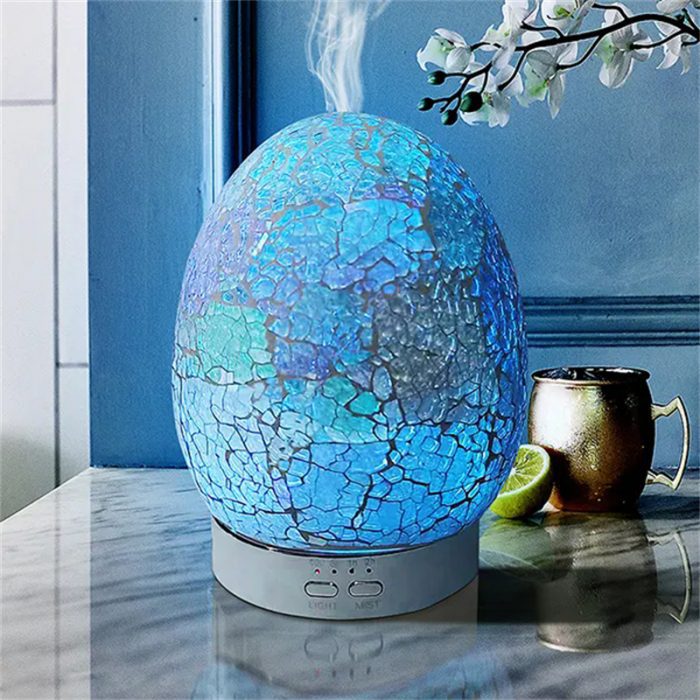 SU-051 Mosaic Glass Ultrasonic Aroma Diffuser 70ml - Image 6