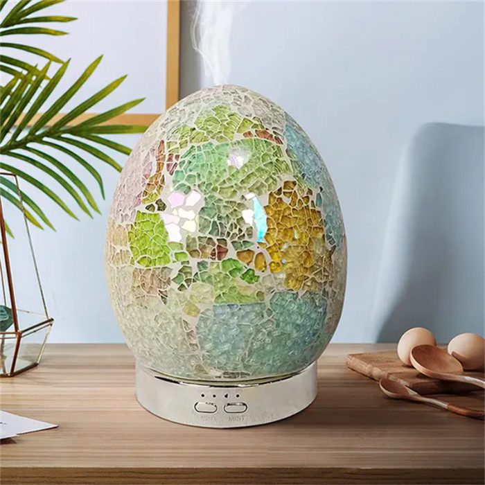 SU-051 Mosaic Glass Ultrasonic Aroma Diffuser 70ml - Image 2