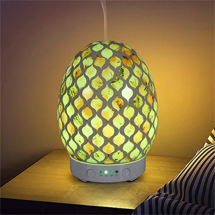 SU-052 100ml Mosaic Egg Shape Aroma Diffuser - Image 2