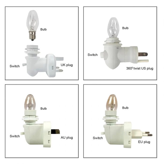 SU-041 Butterfly Glow Wax Melt Warmer - Image 4