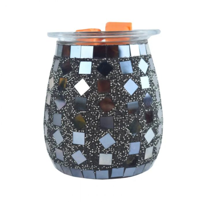 SU-001 Luxury Scent Diffuser Mosaic Glass Candle Wax Melt Warmer - Image 6