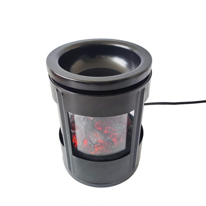 SU-009 Simulated Charcoal Fire Wax Melt Warmer - Image 2