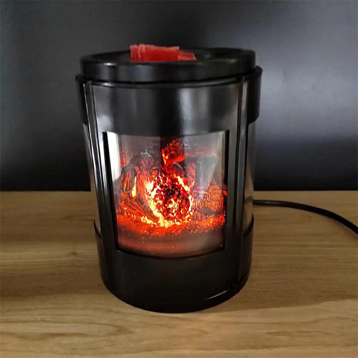 SU-009 Simulated Charcoal Fire Wax Melt Warmer - Image 7