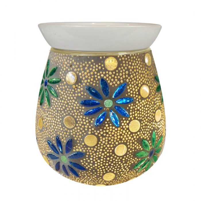 SU-033 Mosaic Glass Wax Melt Warmer