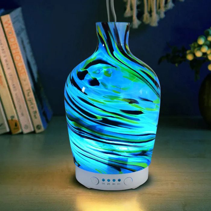SU-057 100ml Glass Aroma Diffuser for Home & Office - Image 2