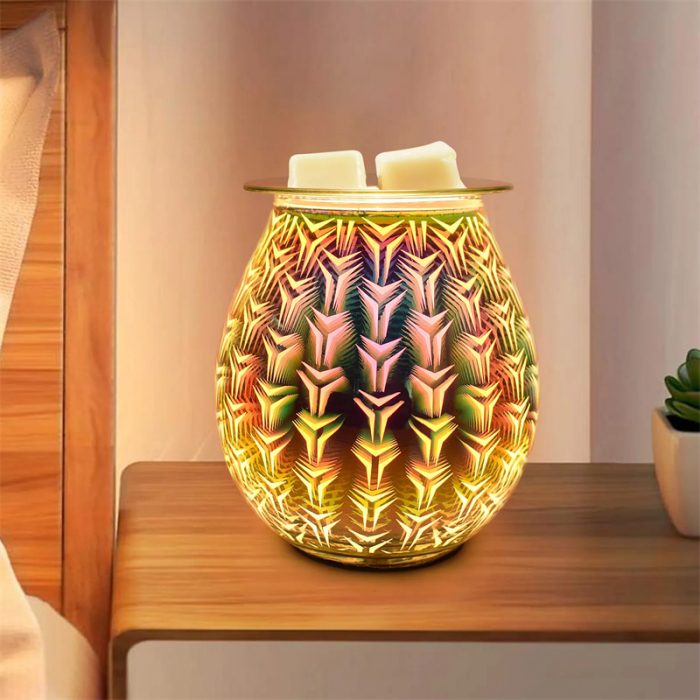 SU-025 3D Colorful Glass Wax Melt Burner - Image 2