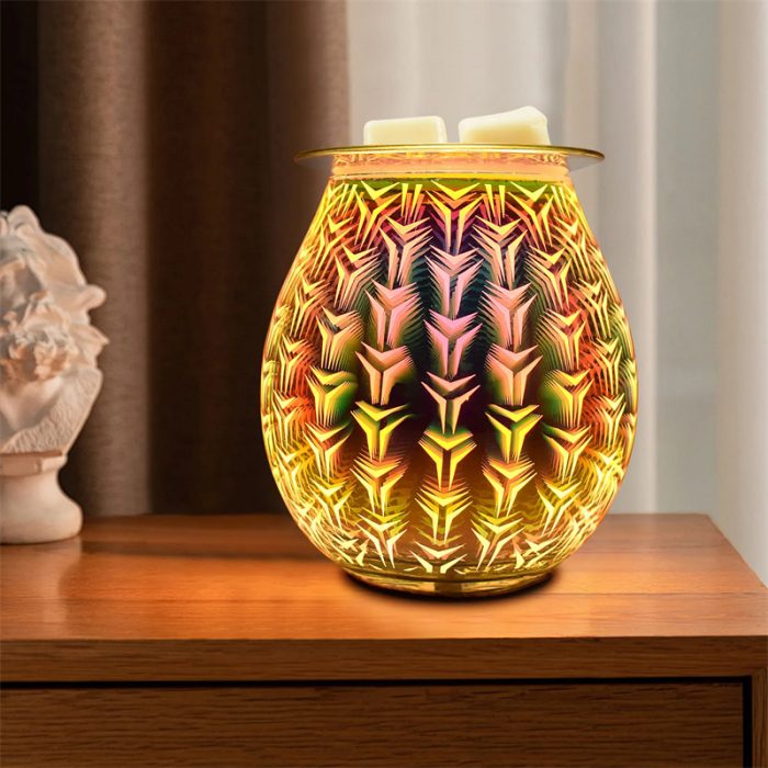 SU-025 3D Colorful Glass Wax Melt Burner - Image 5